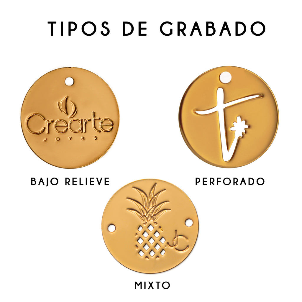 engraved disc charm handbags