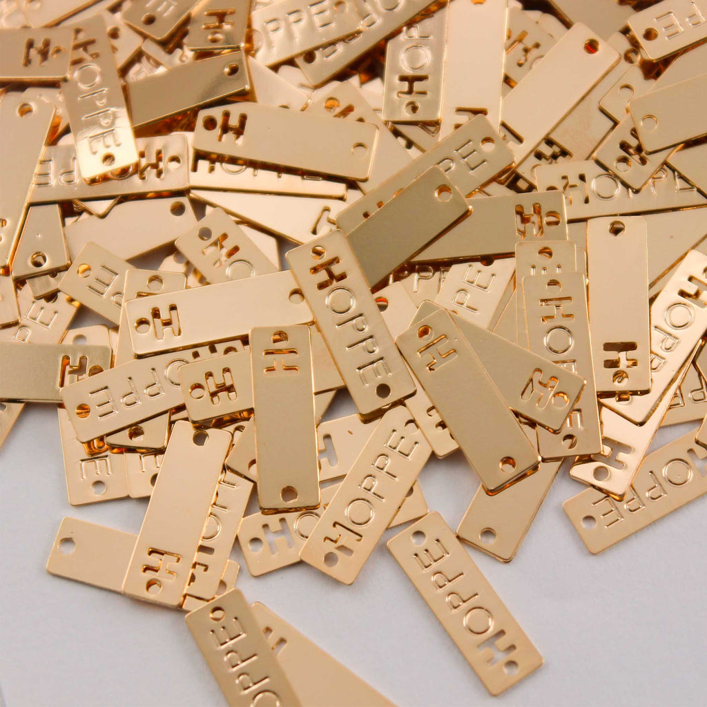 Wholesale-Rectangle-Golden-Logo-label